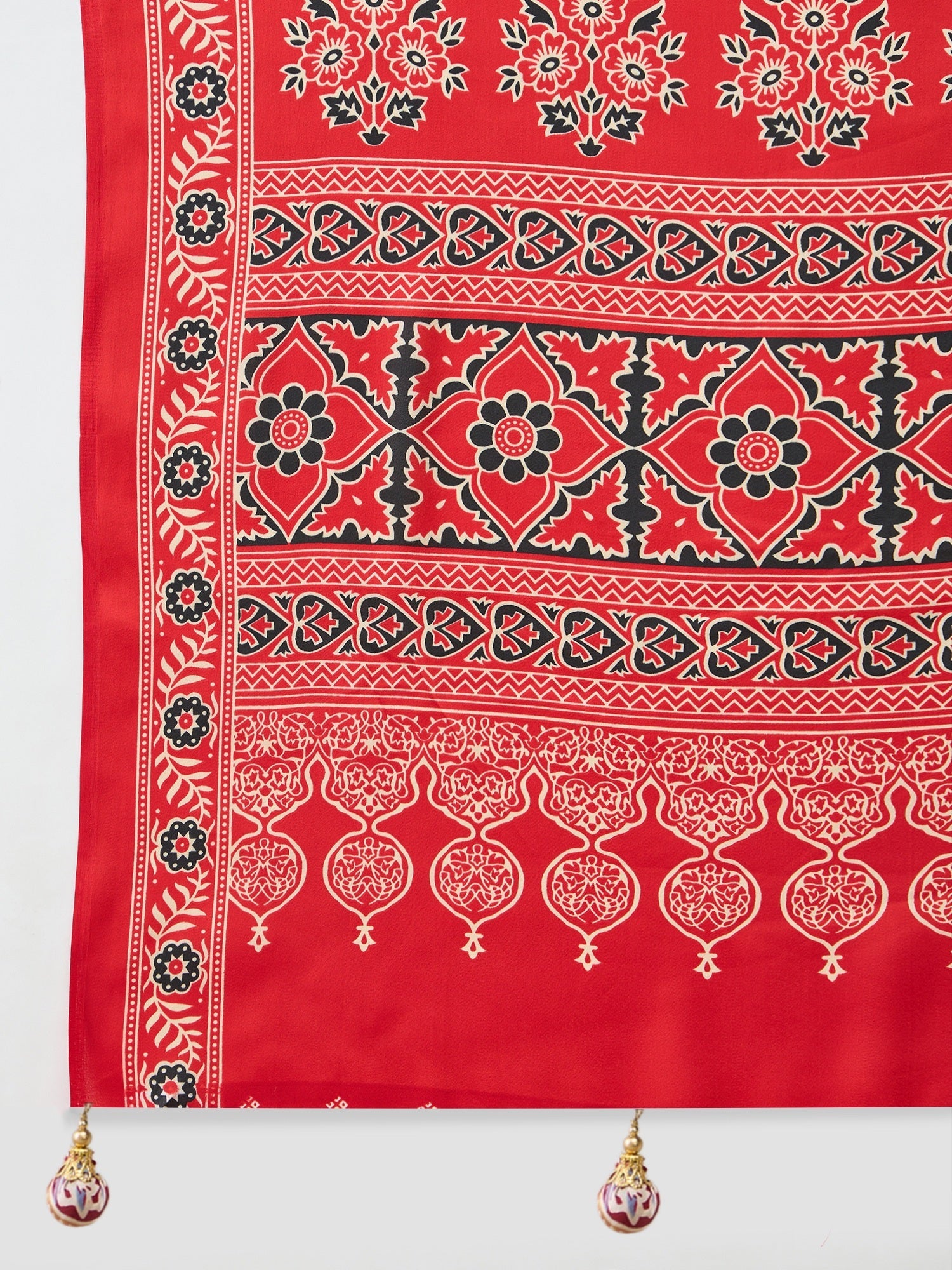 Vritara Graceful Semi Modal Saree for Ethnic Celebrations ClothsVilla