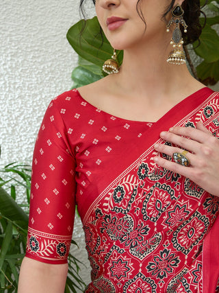 Vritara Graceful Semi Modal Saree for Ethnic Celebrations ClothsVilla
