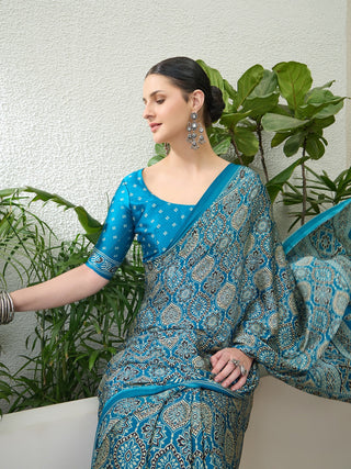 Vritara Graceful Semi Modal Saree for Ethnic Celebrations ClothsVilla