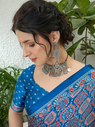 Vritara Graceful Semi Modal Saree for Ethnic Celebrations ClothsVilla