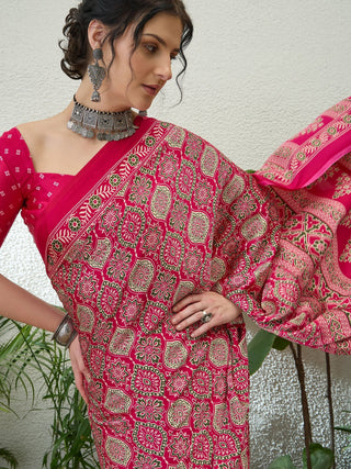 Vritara Graceful Semi Modal Saree for Ethnic Celebrations ClothsVilla