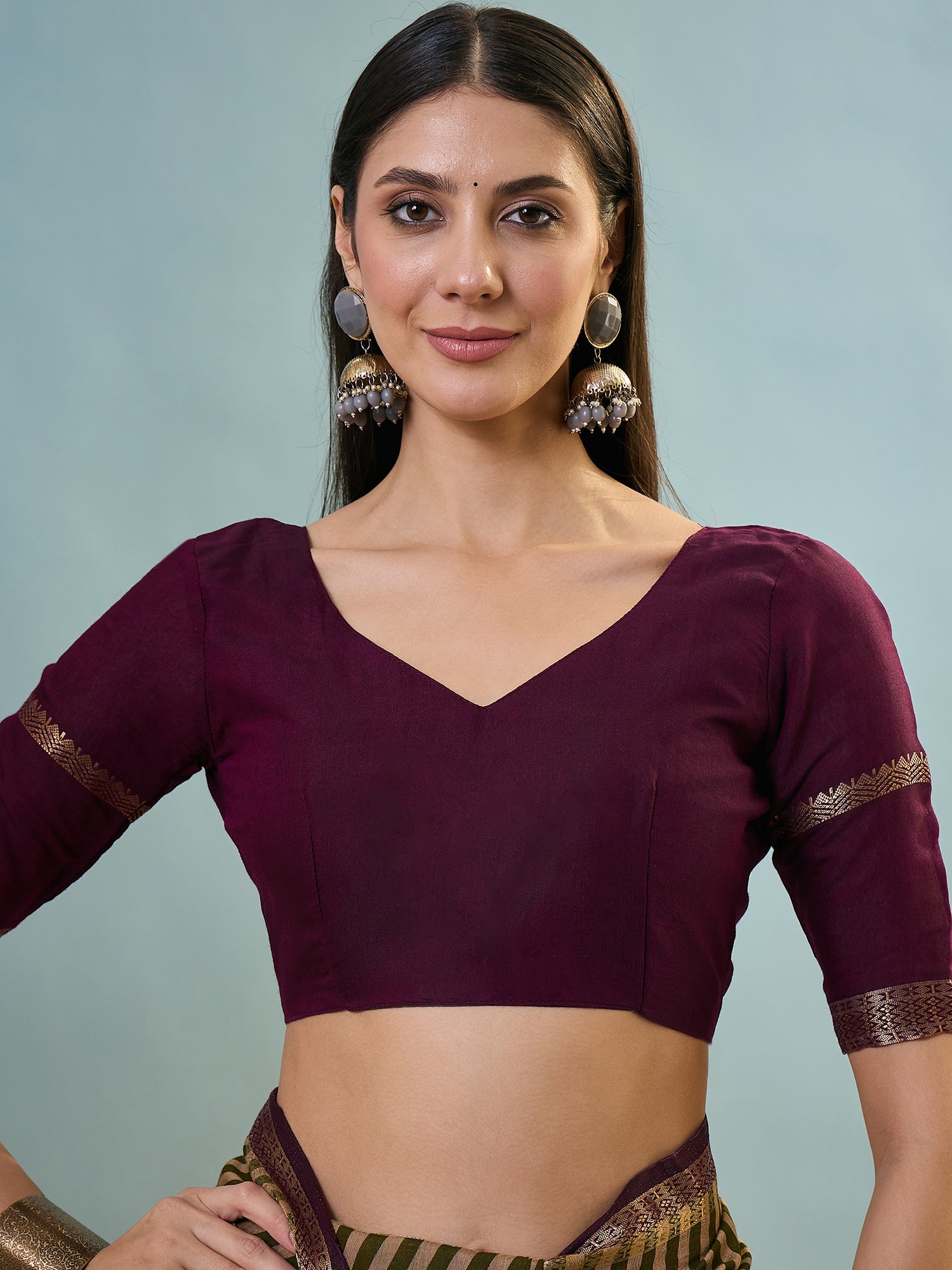 Vyanika Comfortable PV Cotton Saree for Daily & Festive Wear ClothsVilla