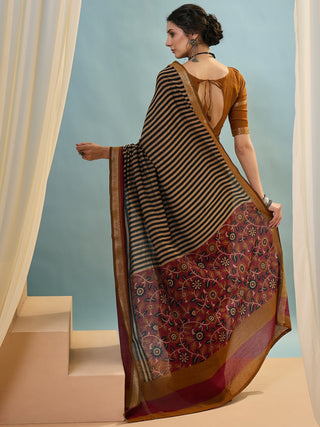 Vyanika Comfortable PV Cotton Saree for Daily & Festive Wear ClothsVilla