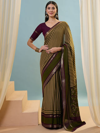 Vyanika Comfortable PV Cotton Saree for Daily & Festive Wear ClothsVilla