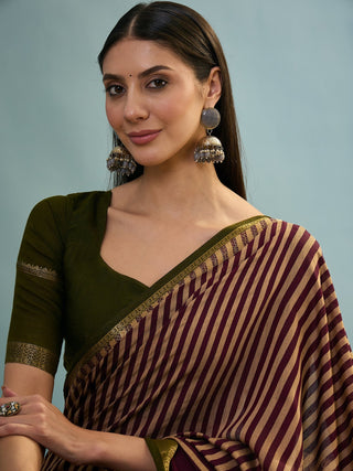 Vyanika Comfortable PV Cotton Saree for Daily & Festive Wear ClothsVilla