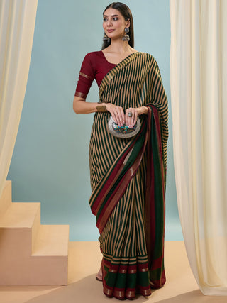 Vyanika Comfortable PV Cotton Saree for Daily & Festive Wear ClothsVilla