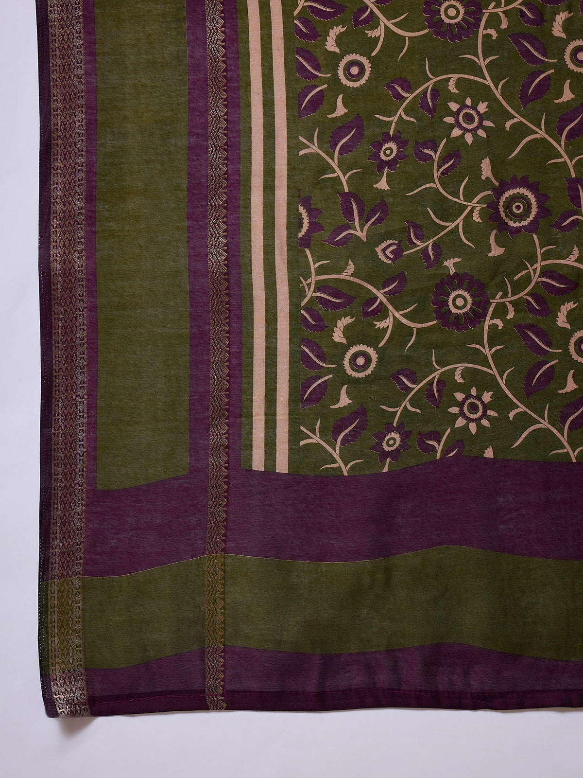 Vyanika Comfortable PV Cotton Saree for Daily & Festive Wear ClothsVilla