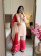 Load image into Gallery viewer, Warm Peach Palazzo &amp; Dupatta ClothsVilla