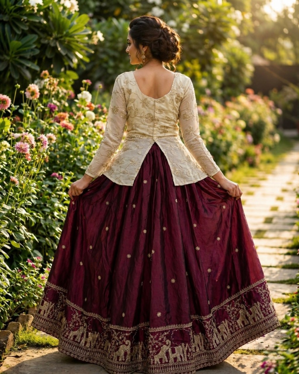 Wedding Special Designer Fendy Silk Lehenga ClothsVilla