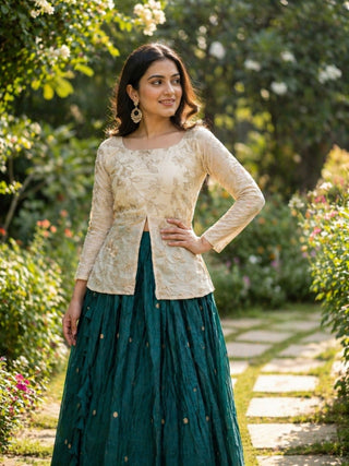 Wedding Special Designer Fendy Silk Lehenga ClothsVilla