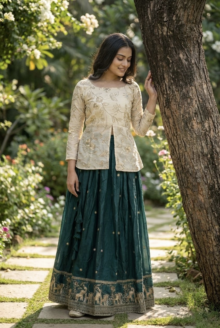 Wedding Special Designer Fendy Silk Lehenga ClothsVilla