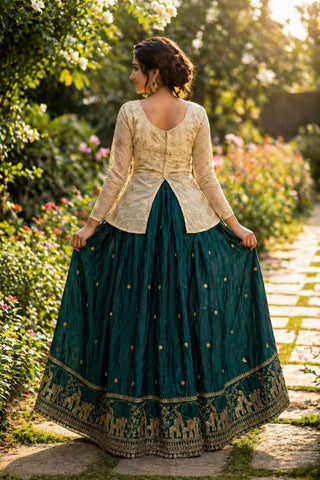 Wedding Special Designer Fendy Silk Lehenga ClothsVilla