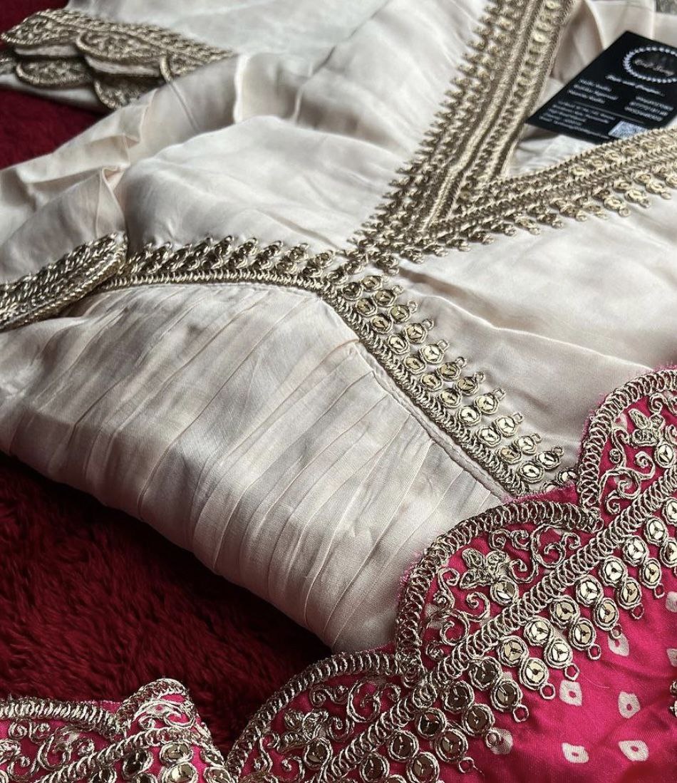 White Alia Cut Suit Set - Party Wear Dress with Gorgeous Dupatta & Pants ClothsVilla