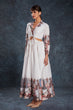 Load image into Gallery viewer, White Chic Printed Linen Maxi Dress – Ready to Wear ClothsVilla