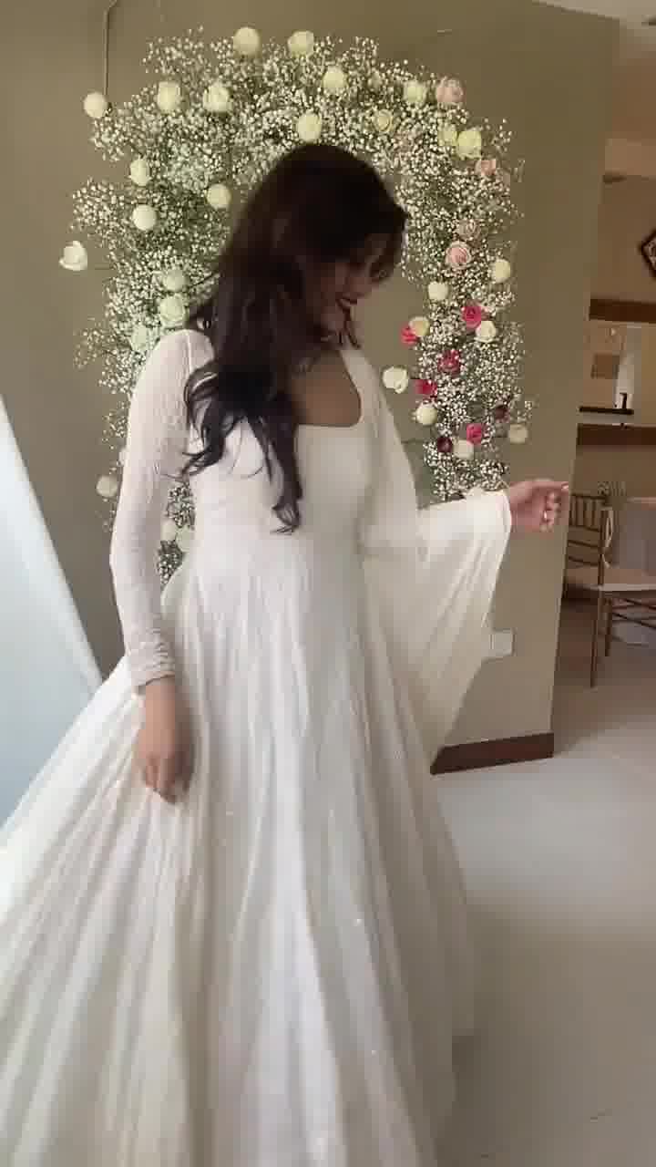 White Chikankari Kurta Palazzo Set With Embroidery Work and Dupatta ClothsVilla