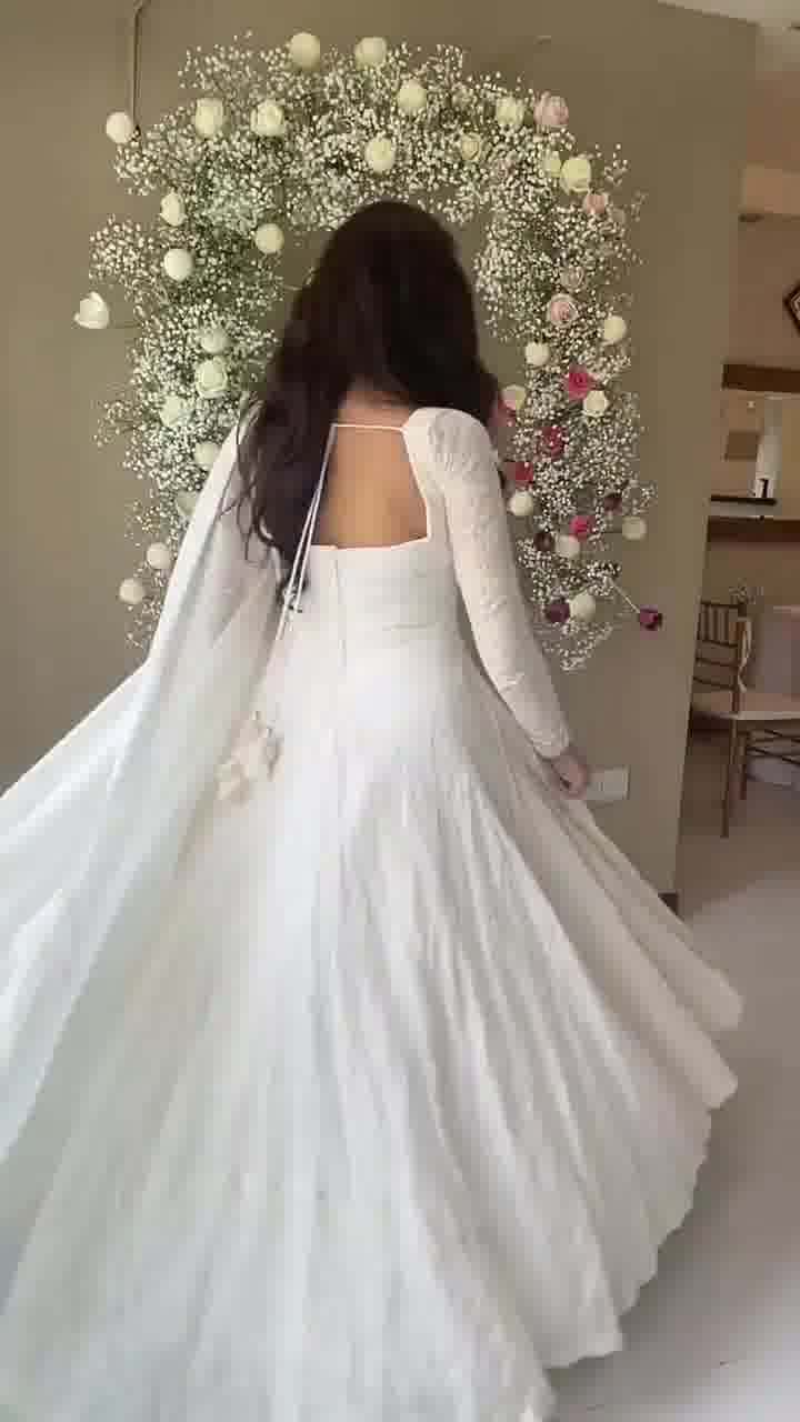 White Chikankari Kurta Palazzo Set With Embroidery Work and Dupatta ClothsVilla