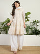 Load image into Gallery viewer, White Chinon Embroidered Palazzo Set ClothsVilla
