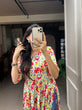 Load image into Gallery viewer, White Color Nayra-cut Foil Printed Cotton Kurti For Effortless Style and Any Occasion ClothsVilla