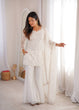 Load image into Gallery viewer, White Designer Fancy Kurta Set ClothsVilla