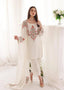 White Designer Party Wear Top-Plazzo-Dupatta Set – Elegance Redefined Clothsvilla