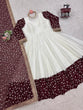 Load image into Gallery viewer, White Eid Special Elegant Chinon Silk Suit with Dupatta ClothsVilla