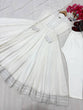 Load image into Gallery viewer, White Elegant Party Wear Faux Georgette Anarkali Gown Set with Dupatta &amp; Bottom