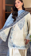 Load image into Gallery viewer, White Embroidered Satin Farshi Palazzo Set ClothsVilla