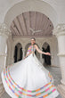 Load image into Gallery viewer, White Festive Roman Fabric Lehenga with Kutchi Gamthi Embroidered Top ClothsVilla