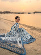 Load image into Gallery viewer, White Georgette &amp; Organza Silk Gown ClothsVilla
