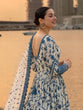 Load image into Gallery viewer, White Georgette &amp; Organza Silk Gown ClothsVilla