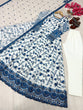 Load image into Gallery viewer, White Georgette &amp; Organza Silk Gown ClothsVilla