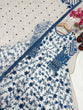 Load image into Gallery viewer, White Georgette &amp; Organza Silk Gown ClothsVilla