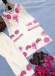 Load image into Gallery viewer, White Glass Satin Farshi Palazzo Set ClothsVilla