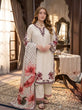 Load image into Gallery viewer, White Graceful Ethnic Satin plazzo Set ClothsVilla