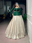 White Kanchipuram Lehenga Set ClothsVilla