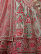 Load image into Gallery viewer, White Net Lehenga Choli Set with Thread &amp; Sequin Embellishments ClothsVilla