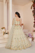 Load image into Gallery viewer, Mesmerizing White Net Lehenga Choli with Multicolor Thread &amp; Sequin Embroidery ClothsVilla