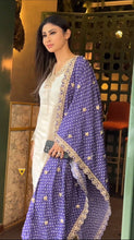 Load image into Gallery viewer, White New Designer Party Wear Fancy Top, Bottom &amp; Printed Dupatta Set Clothsvilla