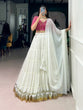 Load image into Gallery viewer, White Party Wear Lehenga Set ClothsVilla