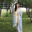 Load image into Gallery viewer, White Roman Glass Sequins Palazzo Suit ClothsVilla