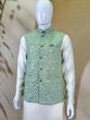 Load image into Gallery viewer, White Roman Silk Kurta,Pant With Sequins Koti ClothsVilla