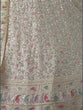 Load image into Gallery viewer, White Sequenced Georgette Lehenga Set with Dupatta ClothsVilla
