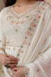 Load image into Gallery viewer, White Sequins &amp; Embroidered gown set ClothsVilla