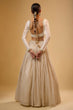 Load image into Gallery viewer, White Sequins Georgette Lehenga ClothsVilla