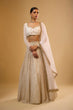 Load image into Gallery viewer, White Sequins Georgette Lehenga ClothsVilla