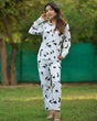 Load image into Gallery viewer, White With Black Texture Co-Ord Set