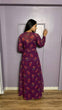 Load image into Gallery viewer, Wine Color Modern Digital Print Georgette Indo-Western Set ClothsVilla