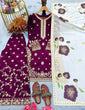 Load image into Gallery viewer, Wine Designer Pure Fendi Silk Heavy Embroidered Kurta Palazzo Set with 5 mm Sequins, Rivet Moti Work &amp; Digital Printed Tabby Silk Dupatta ClothsVilla.com