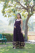 Load image into Gallery viewer, Luxury Wine Embroidered Sequin Gown with Designer Dupatta ClothsVilla