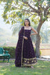 Load image into Gallery viewer, Luxury Wine Embroidered Sequin Gown with Designer Dupatta ClothsVilla
